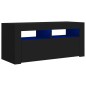 Mobile Porta TV con Luci LED Nero 90x35x40 cm Mobile Porta TV con Luci LED Nero 90x35x40 cm