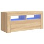 Mobile Porta TV con Luci LED Rovere Sonoma 90x35x40 cm Mobile Porta TV con Luci LED Rovere Sonoma 90x35x40 cm