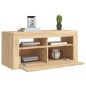 Mobile Porta TV con Luci LED Rovere Sonoma 90x35x40 cm Mobile Porta TV con Luci LED Rovere Sonoma 90x35x40 cm