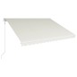 Tenda da Sole Retrattile Automatica 400x300 cm Crema