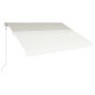 Tenda da Sole Retrattile Automatica 400x300 cm Crema