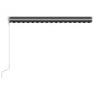 Tenda da Sole Retrattile Automatica 400x300 cm Antracite Tenda da Sole Retrattile Automatica 400x300 cm Antracite