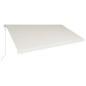 Tenda da Sole Retrattile Automatica 600x300 cm Crema