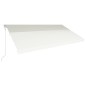 Tenda da Sole Retrattile Automatica 600x300 cm Crema