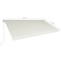 Tenda da Sole Retrattile Automatica 600x300 cm Crema