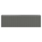 vidaXL Capanno da Giardino Grigio Chiaro 192x689x223cm Acciaio Zincato