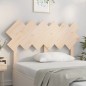 Testiera per Letto Bianca 132x3x81 cm Legno Massello di Pino Testiera per Letto Bianca 132x3x81 cm Legno Massello di Pino
