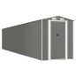 vidaXL Capanno Giardino Grigio Chiaro 192x1021x223 cm Acciaio Zincato vidaXL Capanno Giardino Grigio Chiaro 192x1021x223 cm Acciaio Zincato