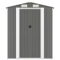 vidaXL Capanno Giardino Grigio Chiaro 192x1021x223 cm Acciaio Zincato vidaXL Capanno Giardino Grigio Chiaro 192x1021x223 cm Acciaio Zincato