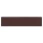 vidaXL Capanno da Giardino Marrone Scuro 192x938x223cm Acciaio Zincato vidaXL Capanno da Giardino Marrone Scuro 192x938x223cm Acciaio Zincato