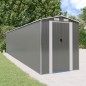 vidaXL Capanno da Giardino Grigio Chiaro 192x855x223cm Acciaio Zincato vidaXL Capanno da Giardino Grigio Chiaro 192x855x223cm Acciaio Zincato