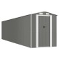 vidaXL Capanno da Giardino Grigio Chiaro 192x855x223cm Acciaio Zincato vidaXL Capanno da Giardino Grigio Chiaro 192x855x223cm Acciaio Zincato