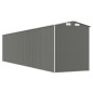 vidaXL Capanno da Giardino Grigio Chiaro 192x855x223cm Acciaio Zincato vidaXL Capanno da Giardino Grigio Chiaro 192x855x223cm Acciaio Zincato