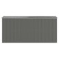 Capanno da Giardino Grigio Chiaro 192x440x223cm Acciaio Zincato
