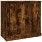 Credenze 3 pz Rovere Fumo in Legno Multistrato Credenze 3 pz Rovere Fumo in Legno Multistrato
