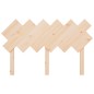 Testiera per Letto Bianca 132x3x81 cm Legno Massello di Pino Testiera per Letto Bianca 132x3x81 cm Legno Massello di Pino