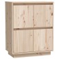 Credenza 60x34x75 cm in Legno Massello di Pino Credenza 60x34x75 cm in Legno Massello di Pino