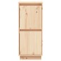 Credenze 2 pz 31,5x34x75 cm in Legno Massello di Pino Credenze 2 pz 31,5x34x75 cm in Legno Massello di Pino