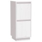 Credenza Bianca 31,5x34x75 cm in Legno Massello di Pino Credenza Bianca 31,5x34x75 cm in Legno Massello di Pino