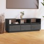 Mobile TV Grigio 140x37x50 cm in Legno Massello di Pino Mobile TV Grigio 140x37x50 cm in Legno Massello di Pino