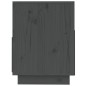 Mobile TV Grigio 140x37x50 cm in Legno Massello di Pino Mobile TV Grigio 140x37x50 cm in Legno Massello di Pino