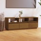 Mobile TV Marrone Miele 140x37x35 cm in Legno Massello di Pino Mobile TV Marrone Miele 140x37x35 cm in Legno Massello di Pino