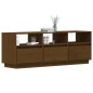 Mobile TV Marrone Miele 140x37x35 cm in Legno Massello di Pino Mobile TV Marrone Miele 140x37x35 cm in Legno Massello di Pino