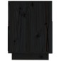 Mobile Porta TV Nero 140x37x50 cm in Legno Massello di Pino Mobile Porta TV Nero 140x37x50 cm in Legno Massello di Pino