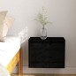 Pensile Nero 45x30x35 cm in Legno Massello di Pino Pensile Nero 45x30x35 cm in Legno Massello di Pino