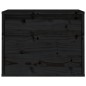 Pensile Nero 45x30x35 cm in Legno Massello di Pino Pensile Nero 45x30x35 cm in Legno Massello di Pino