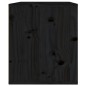 Pensile Nero 45x30x35 cm in Legno Massello di Pino Pensile Nero 45x30x35 cm in Legno Massello di Pino