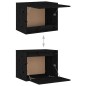 Pensile Nero 45x30x35 cm in Legno Massello di Pino Pensile Nero 45x30x35 cm in Legno Massello di Pino