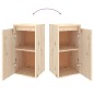 Pensili 2 pz 30x30x60 cm in Legno Massello di Pino Pensili 2 pz 30x30x60 cm in Legno Massello di Pino