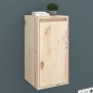 Pensili 2 pz 30x30x60 cm in Legno Massello di Pino Pensili 2 pz 30x30x60 cm in Legno Massello di Pino