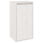 vidaXL Pensile Bianco 30x30x60 cm in Legno Massello di Pino