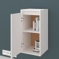 vidaXL Pensile Bianco 30x30x60 cm in Legno Massello di Pino