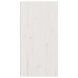 vidaXL Pensile Bianco 30x30x60 cm in Legno Massello di Pino