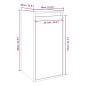 vidaXL Pensile Bianco 30x30x60 cm in Legno Massello di Pino