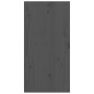 vidaXL Pensile Grigio 30x30x60 cm in Legno Massello di Pino vidaXL Pensile Grigio 30x30x60 cm in Legno Massello di Pino