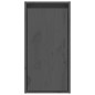 Pensili 2 pz Grigi 30x30x60 cm in Legno Massello di Pino Pensili 2 pz Grigi 30x30x60 cm in Legno Massello di Pino