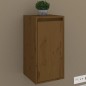 Pensili Marrone Miele 2pz 30x30x60 cm in Legno Massello di Pino