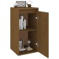 Pensili Marrone Miele 2pz 30x30x60 cm in Legno Massello di Pino