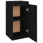 Pensile Nero 30x30x60 cm in Legno Massello di Pino Pensile Nero 30x30x60 cm in Legno Massello di Pino