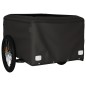 vidaXL Rimorchio da Bici Nero e Verde 45 kg in Ferro vidaXL Rimorchio da Bici Nero e Verde 45 kg in Ferro