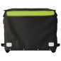 vidaXL Rimorchio da Bici Nero e Verde 45 kg in Ferro vidaXL Rimorchio da Bici Nero e Verde 45 kg in Ferro