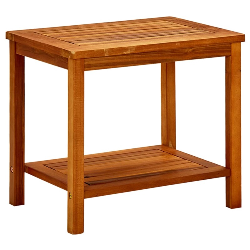 vidaXL Tavolino da Salotto 50x35x45 cm in Legno Massello di Acacia vidaXL Tavolino da Salotto 50x35x45 cm in Legno Massello di Acacia
