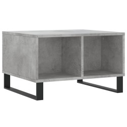 vidaXL Tavolino Salotto Grigio Cemento 60x50x36,5 cm Legno Multistrato