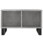 vidaXL Tavolino Salotto Grigio Cemento 60x50x36,5 cm Legno Multistrato