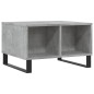 vidaXL Tavolino Salotto Grigio Cemento 60x50x36,5 cm Legno Multistrato