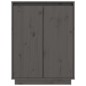 Scarpiera Grigia 60x35x80 cm in Legno Massello di Pino Scarpiera Grigia 60x35x80 cm in Legno Massello di Pino